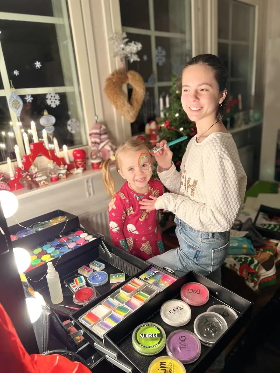 bild av ansiktsmålning