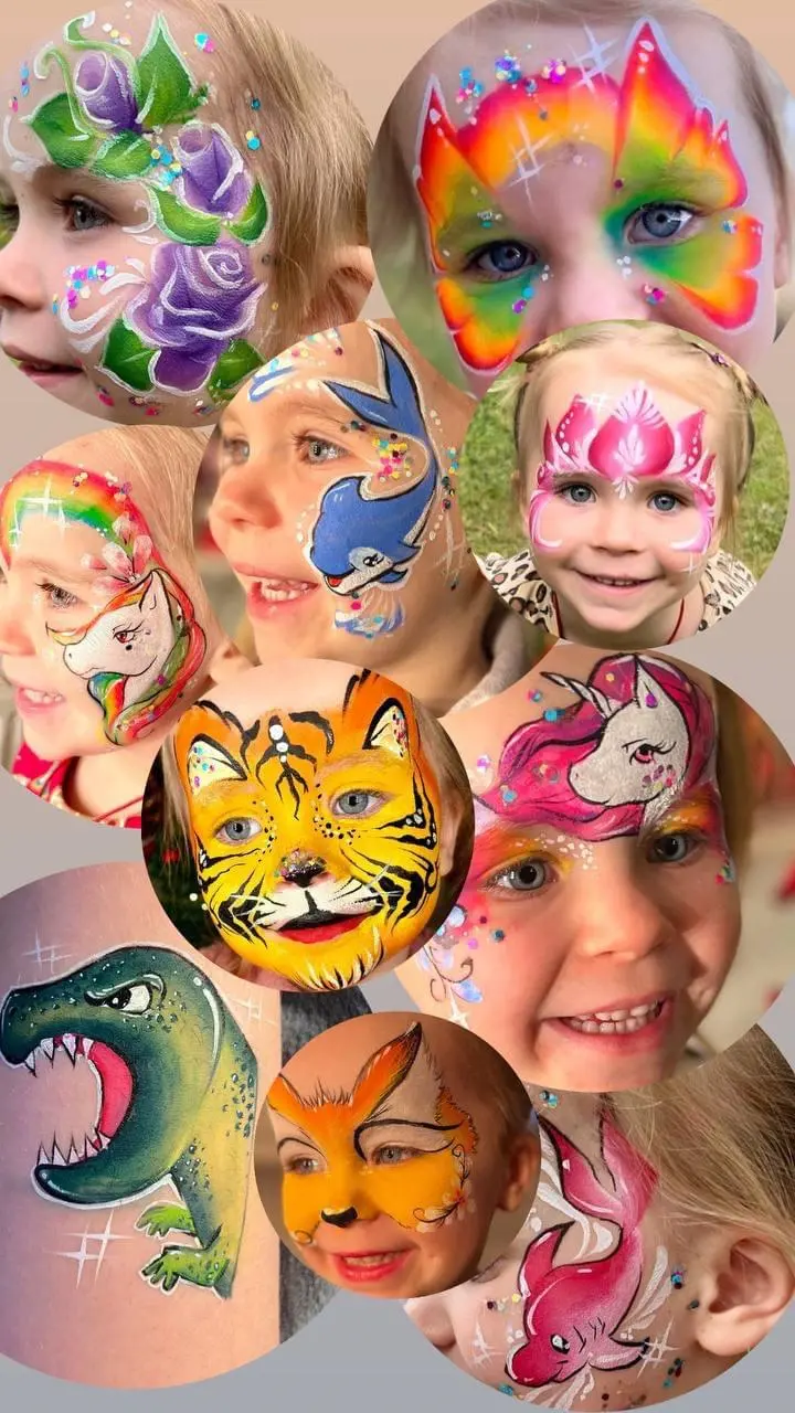 bild av ansiktsmålning